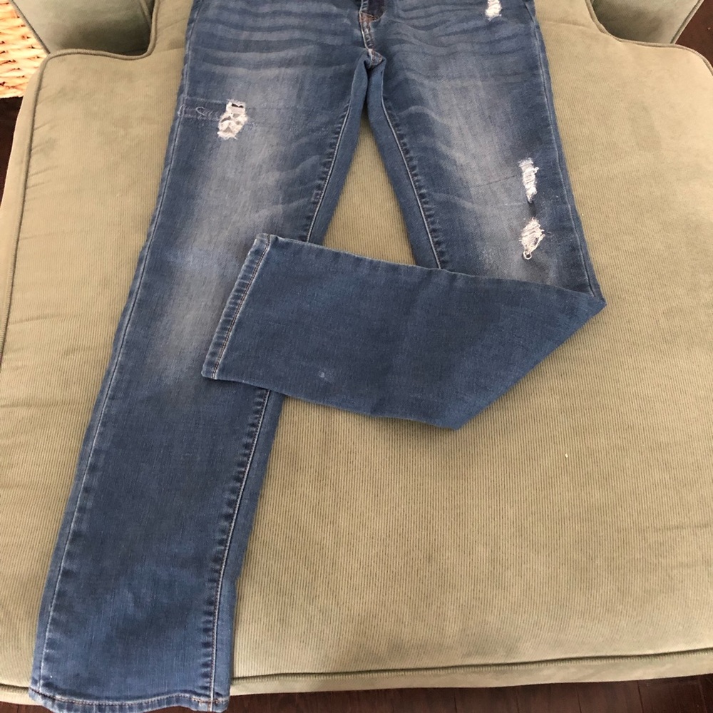 Distressed 7 For All Mankind Boys Jeans